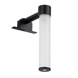 ELSA 60404 Μοντέρνο Φωτιστικό Τοίχου - Απλίκα Καθρέπτη Μπάνιου με Ντουί 1 x G9 AC 220-240V IP44 - Μαύρο Ματ & Λευκό - Μ3.5 x Π13.5 x Υ20cm