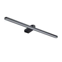 MEGAN 60448 Μοντέρνο Φωτιστικό Τοίχου - Απλίκα Καθρέπτη Μπάνιου LED 12W 1400lm 120° AC 220-240V IP44 Φυσικό Λευκό 4500K - Lumileds SMD Chip & TÜV SÜD Driver - Μαύρο Ματ - Μ60 x Π12 x Υ4cm - 3 Χρόνια Εγγύηση