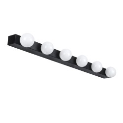 BELLA 60452 Μοντέρνο Φωτιστικό Τοίχου - Απλίκα Καθρέπτη Μπάνιου LED 18W 2052lm 300° AC 220-240V IP44 Φυσικό Λευκό 4500K - Bridgelux COB Chip & TÜV SÜD Driver - Μαύρο Ματ & Λευκό - Μ70 x Π11 x Υ6cm - 3 Χρόνια Εγγύηση