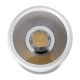 DETRONIC 60501 Επιφανειακό Κινούμενο Spot Downlight LED 10W 1300lm 24° AC 220-240V IP20 Φ9cm x Υ16cm - Στρόγγυλο - Λευκό - Φυσικό Λευκό 4500K - Bridgelux COB - TÜV Certified Driver - 5 Χρόνια Εγγύηση