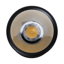 DETRONIC 60504 Κινούμενο Downlight Σποτ LED 10W 1300lm 24° AC 220-240V IP20 Φυσικό Λευκό 4500K - Bridgelux COB Chip & TÜV SÜD Driver - Μαύρο Ματ - Μ9 x Π9 x Υ16cm - 5 Χρόνια Εγγύηση
