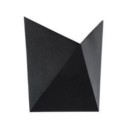 STEALTH 60520 Μοντέρνο Φωτιστικό Τοίχου - Απλίκα LED 10W 1000lm 60° AC 220-240V Αδιάβροχο IP65 Θερμό Λευκό 2700K - Bridgelux COB Chip & TÜV SÜD Driver - Μαύρο Ματ - Μ17 x Π7.5 x Υ17cm - 5 Χρόνια Εγγύηση