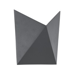 STEALTH 60522 Μοντέρνο Φωτιστικό Τοίχου - Απλίκα LED 10W 1100lm 60° AC 220-240V Αδιάβροχο IP65 Φυσικό Λευκό 4500K - Bridgelux COB Chip & TÜV SÜD Driver - Γκρι Ανθρακί Ματ - Μ17 x Π7.5 x Υ17cm - 5 Χρόνια Εγγύηση