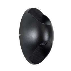 JEREMY 60532 Μοντέρνο Φωτιστικό Τοίχου - Απλίκα LED 10W 1000lm 60° AC 220-240V Αδιάβροχο IP65 Θερμό Λευκό 2700K - Bridgelux COB Chip & TÜV SÜD Driver - Μαύρο Ματ - Μ16 x Π10 x Υ7cm - 5 Χρόνια Εγγύηση