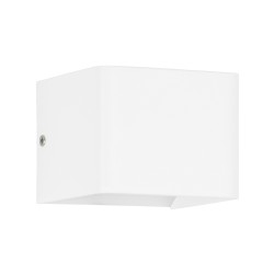 CIRCOA 60533 Μοντέρνο Φωτιστικό Τοίχου - Απλίκα LED 10W 1000lm 60° AC 220-240V Αδιάβροχο IP44 Θερμό Λευκό 2700K - Bridgelux COB Chip & TÜV SÜD Driver - Λευκό Ματ - Μ10 x Π8 x Υ10cm - 5 Χρόνια Εγγύηση