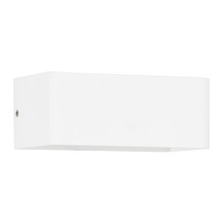 CIRCOA 60542 Μοντέρνο Φωτιστικό Τοίχου - Απλίκα LED 10W 1000lm 60° AC 220-240V Αδιάβροχο IP44 Θερμό Λευκό 2700K - Bridgelux COB Chip & TÜV SÜD Driver - Λευκό Ματ - Μ20 x Π8 x Υ10cm - 5 Χρόνια Εγγύηση