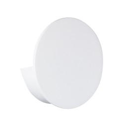 REDONDO 60572 Μοντέρνο Φωτιστικό Τοίχου - Απλίκα LED 10W 1000lm 60° AC 220-240V Αδιάβροχο IP65 Θερμό Λευκό 2700K - Bridgelux COB Chip & TÜV SÜD Driver - Λευκό Ματ - Μ14 x Π14 x Υ4.5cm - 5 Χρόνια Εγγύηση