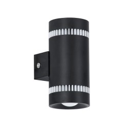 CANNONAL 60577 Μοντέρνο Φωτιστικό Τοίχου - Απλίκα LED 10W 1150lm 30° AC 220-240V IP20 Θερμό Λευκό 2700K - Bridgelux COB Chip & TÜV SÜD Driver - Μαύρο Ματ & Λευκό Ματ - Μ5 x Π6.5 x Υ11cm - 3 Χρόνια Εγγύηση