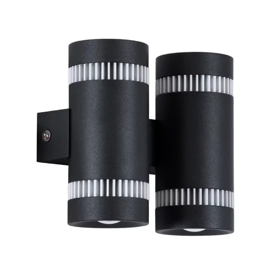 CANNONAL 60580 Μοντέρνο Φωτιστικό Τοίχου - Απλίκα LED 20W 2300lm 30° AC 220-240V IP20 Θερμό Λευκό 2700K - Bridgelux COB Chip & TÜV SÜD Driver - Μαύρο Ματ & Λευκό Ματ - Μ12 x Π6.5 x Υ11cm - 3 Χρόνια Εγγύηση