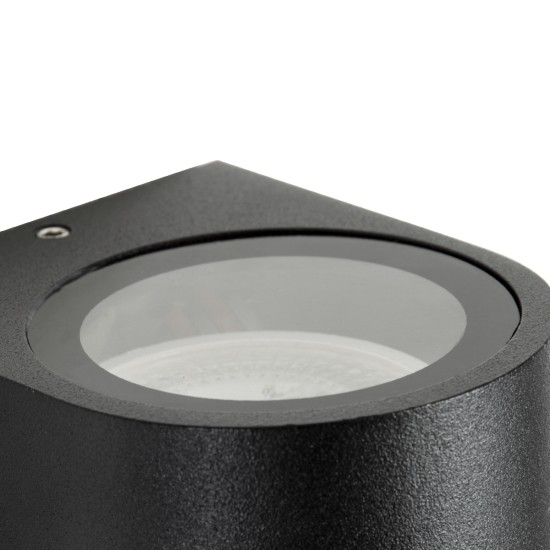 MURANO 60607 Φωτιστικό Τοίχου - Απλίκα Αρχιτεκτονικού Φωτισμού Εξωτερικού Χώρου Up or Down Αλουμινίου με Ντουί 1 x GU10 AC 220-240V Αδιάβροχο IP65 Μ8 x Π8 x Υ7cm - Μαύρο - 5 Years Warranty MURANO 60607 Φωτιστικό Τοίχου - Απλίκα Αρχιτεκτονικού Φωτισμού Εξωτερικού Χώρου Up or Down Αλουμινίου με Ντουί 1 x GU10 AC 220-240V Αδιάβροχο IP65 Μ8 x Π8 x Υ7cm - Μαύρο - 5 Years Warranty