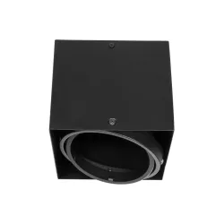 MAGMA 60626 Μοντέρνο Φωτιστικό Οροφής με Ντουί 1 x GU10 AC 220-240V IP20 - Μαύρο - Μ15 x Π15 x Υ13cm