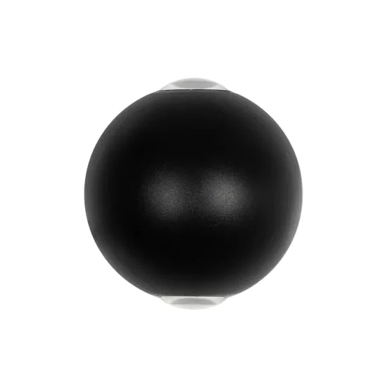 VEGA 60672 Μοντέρνο Φωτιστικό Τοίχου - Απλίκα LED 6W 750lm 30° AC 220-240V Αδιάβροχο IP65 Θερμό Λευκό 2700K - Bridgelux COB Chip & TÜV SÜD Driver - Μαύρο Ματ - Μ10 x Π7.5 x Υ10cm - 5 Χρόνια Εγγύηση