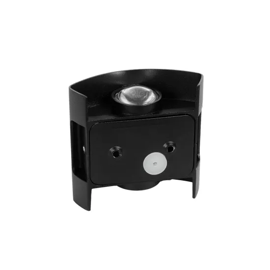 SIXOAD 60676 Μοντέρνο Φωτιστικό Τοίχου - Απλίκα LED 4W 500lm 30° AC 220-240V Αδιάβροχο IP65 Θερμό Λευκό 2700K - CREE XPE Chip & TÜV SÜD Driver - Μαύρο Ματ - Μ8.5 x Π3.5 x Υ8cm - 5 Χρόνια Εγγύηση