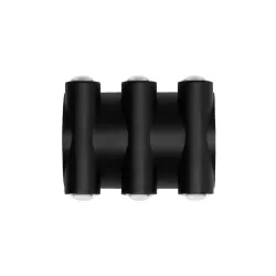 ARC 60680 Μοντέρνο Φωτιστικό Τοίχου - Απλίκα LED 12W 1500lm 30° AC 220-240V Αδιάβροχο IP65 Θερμό Λευκό 2700K - CREE XPE Chip & TÜV SÜD Driver - Μαύρο Ματ - Μ14 x Π4.8 x Υ11.5cm - 5 Χρόνια Εγγύηση