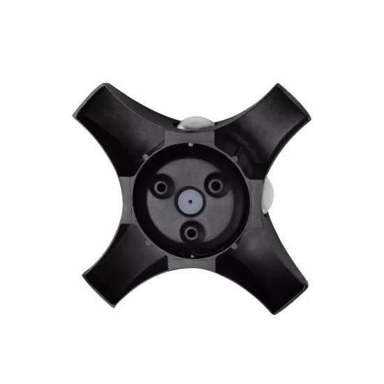 SPARK 60683 Μοντέρνο Φωτιστικό Τοίχου - Απλίκα LED 8W 1000lm 30° AC 220-240V Αδιάβροχο IP65 Θερμό Λευκό 2700K - CREE XPE Chip & TÜV SÜD Driver - Μαύρο Ματ - Μ14.5 x Π5 x Υ14.5cm - 5 Χρόνια Εγγύηση