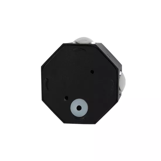 HIKARI 60687 Μοντέρνο Φωτιστικό Τοίχου - Απλίκα LED 8W 1000lm 30° AC 220-240V Αδιάβροχο IP65 Θερμό Λευκό 2700K - CREE XPE Chip & TÜV SÜD Driver - Μαύρο Ματ - Μ10 x Π4 x Υ10cm - 5 Χρόνια Εγγύηση