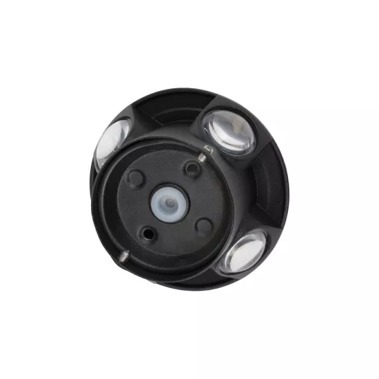 SOL 60689 Μοντέρνο Φωτιστικό Τοίχου - Απλίκα LED 8W 1000lm 30° AC 220-240V Αδιάβροχο IP65 Θερμό Λευκό 2700K - CREE XPE Chip & TÜV SÜD Driver - Μαύρο Ματ - Μ10 x Π5 x Υ10cm - 5 Χρόνια Εγγύηση