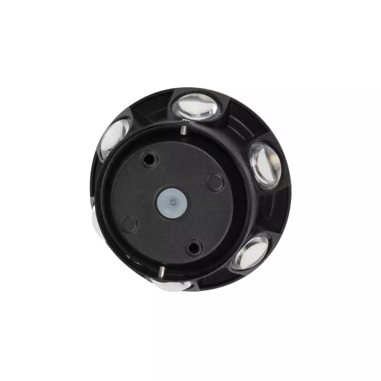 SOL 60690 Μοντέρνο Φωτιστικό Τοίχου - Απλίκα LED 12W 1500lm 30° AC 220-240V Αδιάβροχο IP65 Θερμό Λευκό 2700K - CREE XPE Chip & TÜV SÜD Driver - Μαύρο Ματ - Μ12 x Π5.5 x Υ12cm - 5 Χρόνια Εγγύηση