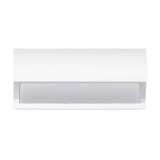 HORIZON 60691 Μοντέρνο Φωτιστικό Τοίχου - Απλίκα LED 15W 1575lm 120° AC 220-240V Αδιάβροχο IP65 Φυσικό Λευκό 4500K - Bridgelux SMD Chip - Λευκό Ματ - Μ23.5 x Π11 x Υ10cm - 3 Χρόνια Εγγύηση
