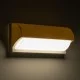 HORIZON 60691 Μοντέρνο Φωτιστικό Τοίχου - Απλίκα LED 15W 1575lm 120° AC 220-240V Αδιάβροχο IP65 Φυσικό Λευκό 4500K - Bridgelux SMD Chip - Λευκό Ματ - Μ23.5 x Π11 x Υ10cm - 3 Χρόνια Εγγύηση