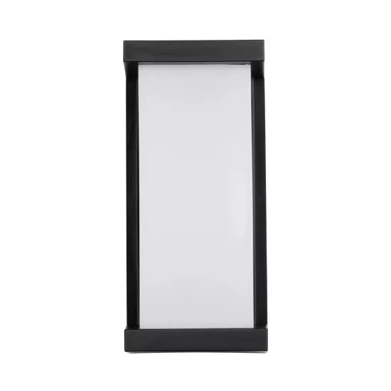 LOFT 60758 Μοντέρνο Φωτιστικό Τοίχου - Απλίκα LED 18W 1890lm 120° AC 220-240V Αδιάβροχο IP65 Φυσικό Λευκό 4500K - Bridgelux SMD Chip - Μαύρο Ματ - Μ24.5 x Π11 x Υ9.5cm - 3 Χρόνια Εγγύηση