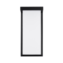 LOFT 60758 Μοντέρνο Φωτιστικό Τοίχου - Απλίκα LED 18W 1890lm 120° AC 220-240V Αδιάβροχο IP65 Φυσικό Λευκό 4500K - Bridgelux SMD Chip - Μαύρο Ματ - Μ24.5 x Π11 x Υ9.5cm - 3 Χρόνια Εγγύηση