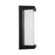 LOFT 60758 Μοντέρνο Φωτιστικό Τοίχου - Απλίκα LED 18W 1890lm 120° AC 220-240V Αδιάβροχο IP65 Φυσικό Λευκό 4500K - Bridgelux SMD Chip - Μαύρο Ματ - Μ24.5 x Π11 x Υ9.5cm - 3 Χρόνια Εγγύηση