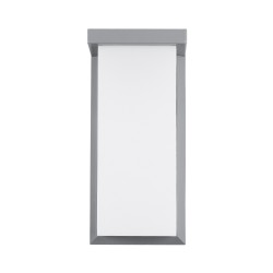 LOFT 60759 Μοντέρνο Φωτιστικό Τοίχου - Απλίκα LED 18W 1890lm 120° AC 220-240V Αδιάβροχο IP65 Φυσικό Λευκό 4500K - Bridgelux SMD Chip - Γκρι Ματ - Μ24.5 x Π11 x Υ9.5cm - 3 Χρόνια Εγγύηση