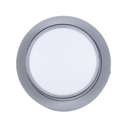 NEXUS 60762 Μοντέρνο Φωτιστικό Τοίχου - Απλίκα LED 10W 1050lm 120° AC 220-240V Αδιάβροχο IP65 Φυσικό Λευκό 4500K - Bridgelux SMD Chip - Γκρι - Μ17 x Π17 x Υ9cm - 3 Χρόνια Εγγύηση