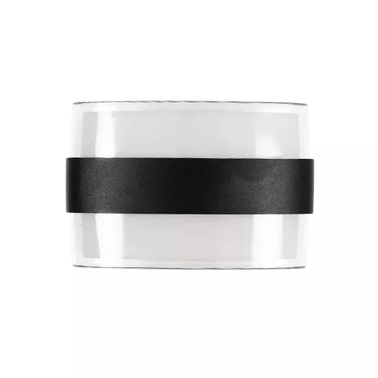 EMPIRE 60782 Μοντέρνο Φωτιστικό Τοίχου - Απλίκα LED 12W 1260lm 120° AC 220-240V Αδιάβροχο IP65 Φυσικό Λευκό 4500K - Bridgelux SMD Chip & TÜV SÜD Driver - Μαύρο Ματ - Μ18.5 x Π9 x Υ12cm - 3 Χρόνια Εγγύηση