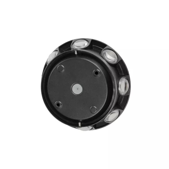 SOL 60796 Μοντέρνο Φωτιστικό Τοίχου - Απλίκα LED 16W 2000lm 30° AC 220-240V Αδιάβροχο IP65 Θερμό Λευκό 2700K - CREE XPE Chip & TÜV SÜD Driver - Μαύρο Ματ - Μ16 x Π5.5 x Υ16cm - 5 Χρόνια Εγγύηση