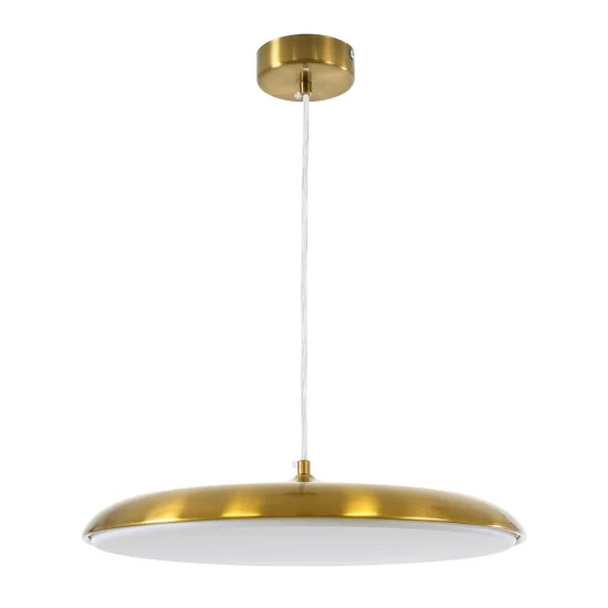 BARON 60887 Κρεμαστή Πλαφονιέρα Οροφής LED CCT 24W 2880lm 120° AC 220-240V - Εναλλαγή Φωτισμού μέσω Διακόπτη On/Off All In One Ψυχρό 6000k+Φυσικό 4500k+Θερμό 2700k Φ40 x Υ10cm - Χρυσό Πλατίνα - 3 Years Warranty BARON 60887 Κρεμαστή Πλαφονιέρα Οροφής LED CCT 24W 2880lm 120° AC 220-240V - Εναλλαγή Φωτισμού μέσω Διακόπτη On/Off All In One Ψυχρό 6000k+Φυσικό 4500k+Θερμό 2700k Φ40 x Υ10cm - Χρυσό Πλατίνα - 3 Years Warranty