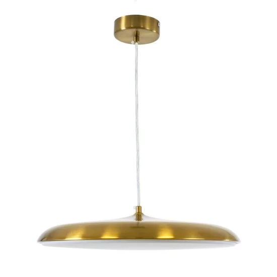 BARON 60887 Κρεμαστή Πλαφονιέρα Οροφής LED CCT 24W 2880lm 120° AC 220-240V - Εναλλαγή Φωτισμού μέσω Διακόπτη On/Off All In One Ψυχρό 6000k+Φυσικό 4500k+Θερμό 2700k Φ40 x Υ10cm - Χρυσό Πλατίνα - 3 Years Warranty BARON 60887 Κρεμαστή Πλαφονιέρα Οροφής LED CCT 24W 2880lm 120° AC 220-240V - Εναλλαγή Φωτισμού μέσω Διακόπτη On/Off All In One Ψυχρό 6000k+Φυσικό 4500k+Θερμό 2700k Φ40 x Υ10cm - Χρυσό Πλατίνα - 3 Years Warranty