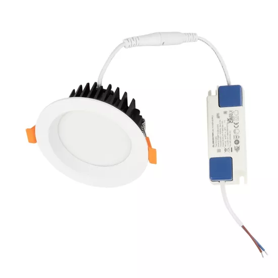 WATERA 60898 Χωνευτό Downlight Σποτ Panel LED 12W 1500lm 120° AC 220-240V Αδιάβροχο IP54 Ρυθμιζόμενο Λευκό CCT με Διακόπτη στο Σώμα 2700K/4500K/6000K Dimmable - Lumileds SMD Chip & TÜV SÜD Driver - Λευκό Ματ - Μ10.8 x Π10.8 x Υ3.2cm / Q9cm - 3 Χρόνια WATERA 60898 Χωνευτό Downlight Σποτ Panel LED 12W 1500lm 120° AC 220-240V Αδιάβροχο IP54 Ρυθμιζόμενο Λευκό CCT με Διακόπτη στο Σώμα 2700K/4500K/6000K Dimmable - Lumileds SMD Chip & TÜV SÜD Driver - Λευκό Ματ - Μ10.8 x Π10.8 x Υ3.2cm / Q9cm - 3 Χρόνια