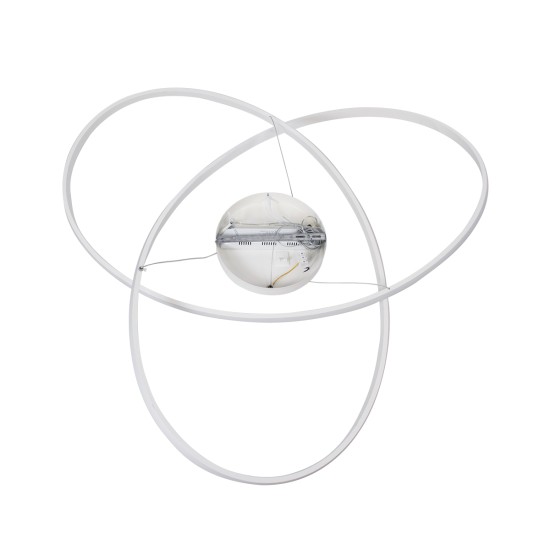 DEXTER 60918 Κρεμαστό Φωτιστικό Οροφής Design LED CCT 120W 13440lm 300° AC 220-240V - Εναλλαγή Φωτισμού μέσω Τηλεχειριστηρίου All In One Ψυχρό 6000k+Φυσικό 4500k+Θερμό 2700k Dimmable Φ103cm - Λευκό - 3 Years Warranty DEXTER 60918 Κρεμαστό Φωτιστικό Οροφής Design LED CCT 120W 13440lm 300° AC 220-240V - Εναλλαγή Φωτισμού μέσω Τηλεχειριστηρίου All In One Ψυχρό 6000k+Φυσικό 4500k+Θερμό 2700k Dimmable Φ103cm - Λευκό - 3 Years Warranty