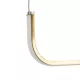 LINARIA 60923 Μοντέρνο Κρεμαστό Φωτιστικό Οροφής LED 36W 4150lm 180° AC 220-240V IP20 Ρυθμιζόμενο Λευκό CCT με Χειριστήριο από 2700K έως 6000K Dimmable - Lumileds SMD Chip - Χρυσό Βούρτσας - Μ120 x Π2 x Υ10cm - 3 Χρόνια Εγγύηση LINARIA 60923 Μοντέρνο Κρεμαστό Φωτιστικό Οροφής LED 36W 4150lm 180° AC 220-240V IP20 Ρυθμιζόμενο Λευκό CCT με Χειριστήριο από 2700K έως 6000K Dimmable - Lumileds SMD Chip - Χρυσό Βούρτσας - Μ120 x Π2 x Υ10cm - 3 Χρόνια Εγγύηση