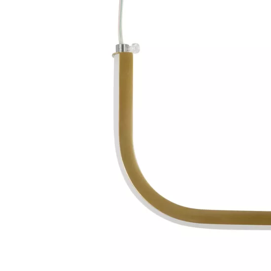LINARIA 60923 Μοντέρνο Κρεμαστό Φωτιστικό Οροφής LED 36W 4150lm 180° AC 220-240V IP20 Ρυθμιζόμενο Λευκό CCT με Χειριστήριο από 2700K έως 6000K Dimmable - Lumileds SMD Chip - Χρυσό Βούρτσας - Μ120 x Π2 x Υ10cm - 3 Χρόνια Εγγύηση LINARIA 60923 Μοντέρνο Κρεμαστό Φωτιστικό Οροφής LED 36W 4150lm 180° AC 220-240V IP20 Ρυθμιζόμενο Λευκό CCT με Χειριστήριο από 2700K έως 6000K Dimmable - Lumileds SMD Chip - Χρυσό Βούρτσας - Μ120 x Π2 x Υ10cm - 3 Χρόνια Εγγύηση