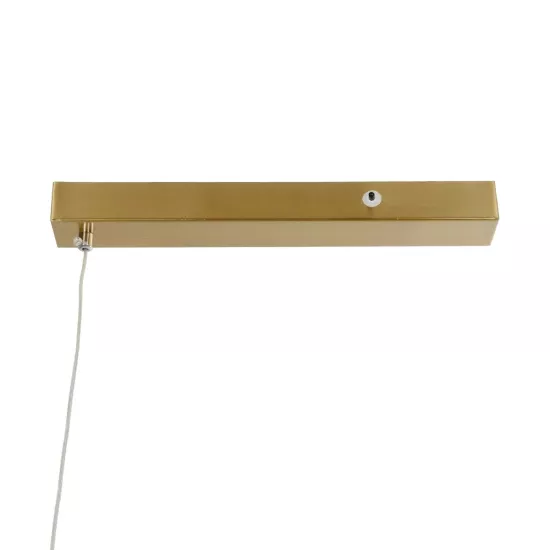 LINARIA 60923 Μοντέρνο Κρεμαστό Φωτιστικό Οροφής LED 36W 4150lm 180° AC 220-240V IP20 Ρυθμιζόμενο Λευκό CCT με Χειριστήριο από 2700K έως 6000K Dimmable - Lumileds SMD Chip - Χρυσό Βούρτσας - Μ120 x Π2 x Υ10cm - 3 Χρόνια Εγγύηση LINARIA 60923 Μοντέρνο Κρεμαστό Φωτιστικό Οροφής LED 36W 4150lm 180° AC 220-240V IP20 Ρυθμιζόμενο Λευκό CCT με Χειριστήριο από 2700K έως 6000K Dimmable - Lumileds SMD Chip - Χρυσό Βούρτσας - Μ120 x Π2 x Υ10cm - 3 Χρόνια Εγγύηση