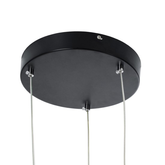 KIBOO-TRIO 60931 Κρεμαστό Φωτιστικό Οροφής Design LED CCT 90W 10350lm 360° AC 220-240V - Εναλλαγή Φωτισμού μέσω Τηλεχειριστηρίου All In One Ψυχρό 6000k+Φυσικό 4500k+Θερμό 2700k Dimmable Μ60 x Π60 x Υ80cm - Μαύρο - 3 Years Warranty KIBOO-TRIO 60931 Κρεμαστό Φωτιστικό Οροφής Design LED CCT 90W 10350lm 360° AC 220-240V - Εναλλαγή Φωτισμού μέσω Τηλεχειριστηρίου All In One Ψυχρό 6000k+Φυσικό 4500k+Θερμό 2700k Dimmable Μ60 x Π60 x Υ80cm - Μαύρο - 3 Years Warranty