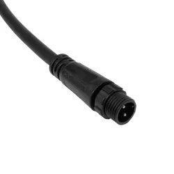 CONNECTOR 60955 2 Pin Καλώδιο/Επέκταση Ι 1 Μέτρου με Είσοδο 1 x Αρσενικό Βύσμα & Έξοδο 1 x Θηλυκό Βύσμα Αδιάβροχο IP68 - Μαύρο - Μ100 x Π1.5 x Υ1.5cm