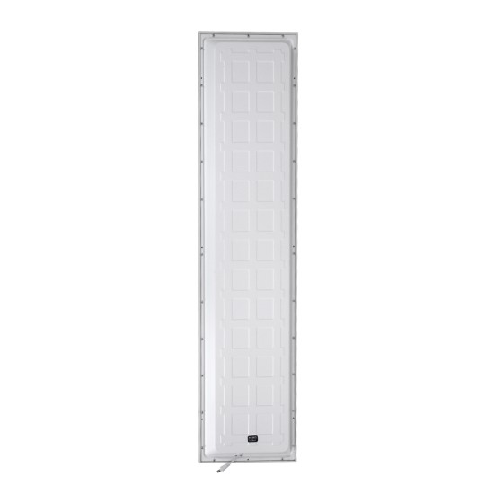 ZEUS 60971 Χωνευτό LED Panel 120x30cm 48W 7440lm 120° CRI≥86Ra UGR<19 Anti-Glare Shield Diffuser AC 220-240V IP44 Μ60 x Π60 x Υ3.3cm - Ψυχρό Λευκό 6000K - Bridgelux High Lumen Chips - TÜV Certified Driver - 5 Years Warranty