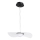 ACRYLICA 60974 Κρεμαστό Φωτιστικό Οροφής Design LED CCT 20W 2240lm 360° AC 220-240V - Εναλλαγή Φωτισμού μέσω Διακόπτη On/Off All In One Ψυχρό 6000k+Φυσικό 4500k+Θερμό 2700k Φ40cm - Μαύρο με Διάφανο Laser Designed Plexiglass - 3 Years Warranty ACRYLICA 60974 Κρεμαστό Φωτιστικό Οροφής Design LED CCT 20W 2240lm 360° AC 220-240V - Εναλλαγή Φωτισμού μέσω Διακόπτη On/Off All In One Ψυχρό 6000k+Φυσικό 4500k+Θερμό 2700k Φ40cm - Μαύρο με Διάφανο Laser Designed Plexiglass - 3 Years Warranty