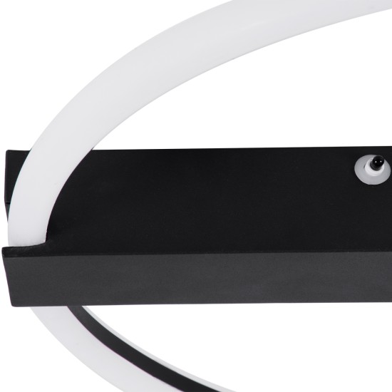 CINDERELLA 60980 Φωτιστικό Οροφής Δαχτυλίδι-Κύκλος LED CCT 30W 3360lm 360° AC 220-240V - Εναλλαγή Φωτισμού μέσω Τηλεχειριστηρίου All In One Ψυχρό 6000k+Φυσικό 4500k+Θερμό 2700k Dimmable Φ50cm - Μαύρο - 3 Years Warranty CINDERELLA 60980 Φωτιστικό Οροφής Δαχτυλίδι-Κύκλος LED CCT 30W 3360lm 360° AC 220-240V - Εναλλαγή Φωτισμού μέσω Τηλεχειριστηρίου All In One Ψυχρό 6000k+Φυσικό 4500k+Θερμό 2700k Dimmable Φ50cm - Μαύρο - 3 Years Warranty