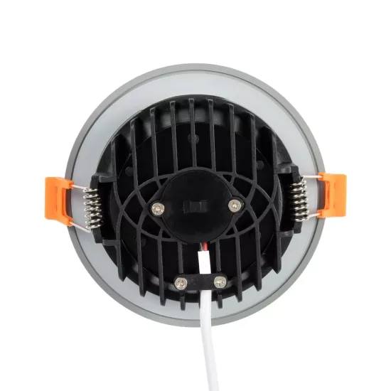 WATERA 60986 Χωνευτό Downlight Σποτ Panel LED 12W 1500lm 120° AC 220-240V Αδιάβροχο IP54 Ρυθμιζόμενο Λευκό CCT με Διακόπτη στο Σώμα 2700K/4500K/6000K Dimmable - Lumileds SMD Chip & TÜV SÜD Driver - Γκρι Ανθρακί Ματ - Μ10.8 x Π10.8 x Υ3.2cm / Q9cm - 3 WATERA 60986 Χωνευτό Downlight Σποτ Panel LED 12W 1500lm 120° AC 220-240V Αδιάβροχο IP54 Ρυθμιζόμενο Λευκό CCT με Διακόπτη στο Σώμα 2700K/4500K/6000K Dimmable - Lumileds SMD Chip & TÜV SÜD Driver - Γκρι Ανθρακί Ματ - Μ10.8 x Π10.8 x Υ3.2cm / Q9cm - 3