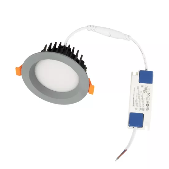 WATERA 60986 Χωνευτό Downlight Σποτ Panel LED 12W 1500lm 120° AC 220-240V Αδιάβροχο IP54 Ρυθμιζόμενο Λευκό CCT με Διακόπτη στο Σώμα 2700K/4500K/6000K Dimmable - Lumileds SMD Chip & TÜV SÜD Driver - Γκρι Ανθρακί Ματ - Μ10.8 x Π10.8 x Υ3.2cm / Q9cm - 3 WATERA 60986 Χωνευτό Downlight Σποτ Panel LED 12W 1500lm 120° AC 220-240V Αδιάβροχο IP54 Ρυθμιζόμενο Λευκό CCT με Διακόπτη στο Σώμα 2700K/4500K/6000K Dimmable - Lumileds SMD Chip & TÜV SÜD Driver - Γκρι Ανθρακί Ματ - Μ10.8 x Π10.8 x Υ3.2cm / Q9cm - 3