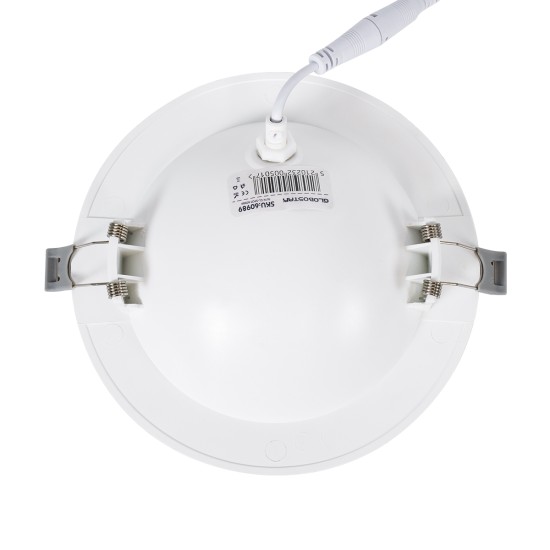 LEXIS JOINT 60988 Χωνευτό LED Κινούμενο Spot Downlight 12W 1200lm 45° AC 220-240V IP44 Φ15.8cm x Υ4.1cm - Στρόγγυλο - Λευκό - Φυσικό Λευκό 4500K - Bridgelux Chip - TÜV Certified Driver - 5 Years Warranty LEXIS JOINT 60988 Χωνευτό LED Κινούμενο Spot Downlight 12W 1200lm 45° AC 220-240V IP44 Φ15.8cm x Υ4.1cm - Στρόγγυλο - Λευκό - Φυσικό Λευκό 4500K - Bridgelux Chip - TÜV Certified Driver - 5 Years Warranty