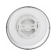 TUFFIN 60996 Πλαφονιέρα Οροφής LED 24W 2760lm 120° AC 220-240V Αδιάβροχη IP54 Φ30 x Υ6.5cm Ψυχρό Λευκό 6000K - Μαύρο - Bridgelux Chips - 3 Years Warranty