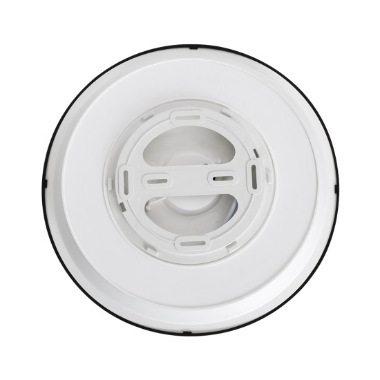 TUFFIN 60997 Πλαφονιέρα Οροφής LED 24W 2640lm 120° AC 220-240V Αδιάβροχη IP54 Φ30 x Υ6.5cm Φυσικό Λευκό 4500K - Μαύρο - Bridgelux Chips - 3 Years Warranty