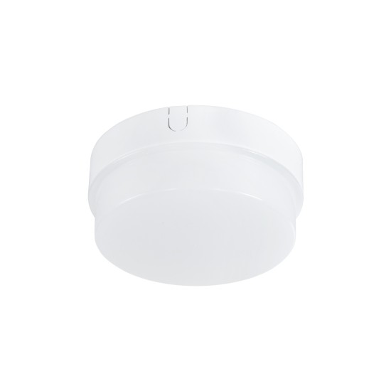 REVANO 61012 LED Πλαφονιέρα Οροφής Στρόγγυλη Φ12 12W 1140lm 180° AC 220-240V Αδιάβροχη IP54 Φ12 x Υ4.5cm Φυσικό Λευκό 4500K - 2 Χρόνια Εγγύηση