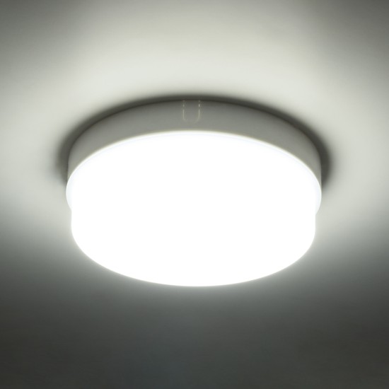 REVANO 61014 LED Πλαφονιέρα Οροφής Στρόγγυλη Φ17 15W 1500lm 180° AC 220-240V Αδιάβροχη IP54 Φ17 x Υ5cm Ψυχρό Λευκό 6000K - 2 Χρόνια Εγγύηση REVANO 61014 LED Πλαφονιέρα Οροφής Στρόγγυλη Φ17 15W 1500lm 180° AC 220-240V Αδιάβροχη IP54 Φ17 x Υ5cm Ψυχρό Λευκό 6000K - 2 Χρόνια Εγγύηση